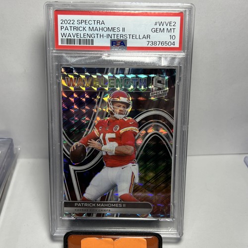 2022 Panini Spectra Patrick Mahomes II Wavelength Interstellar /50 - PSA 10 Pop4