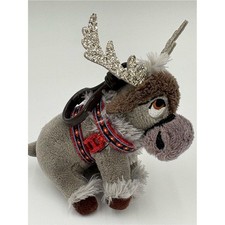 TY Sparkle Sven Frozen Disney Plush Clip Keychain 2020 Glitter Antlers 4" EUC