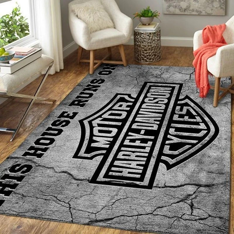 Gift For Fans Motor Harley Davidson Cycles Area Rug
