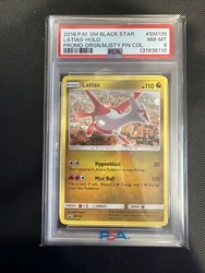 Latias SM135 Sun & Moon Black Star Promo Holo