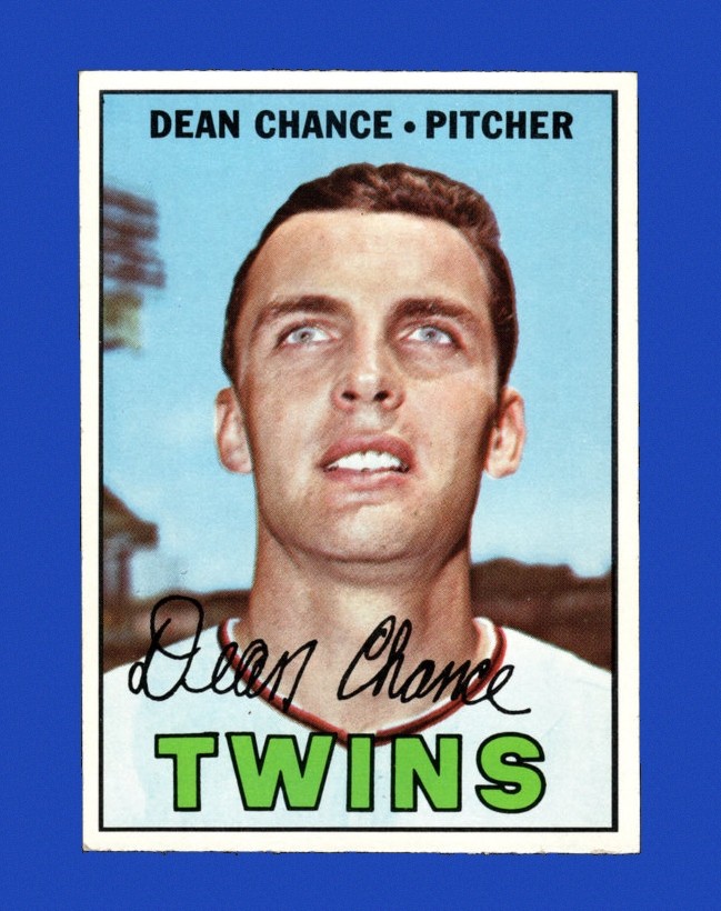 1967 Topps Set-Break #380 Dean Chance EX-EXMINT *GMCARDS*