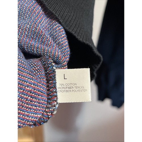 St Croix Shop Men's Cotton Blend Multicolor Knits Sweater Made in USA Size L - Picture 4 of 12