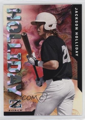 2023 Skybox Metal Universe Champions Z-Force Rave 112/150 Jackson Holliday 19qt