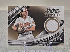 Gunnar Henderson #8/50 SP 2023 Topps Series 2 Gold Major League Material RC