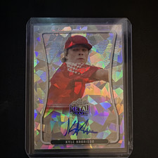2020 Leaf Metal Draft Kyle Harrison Autograph Portrait #BAP-KH1 Baseball Card
