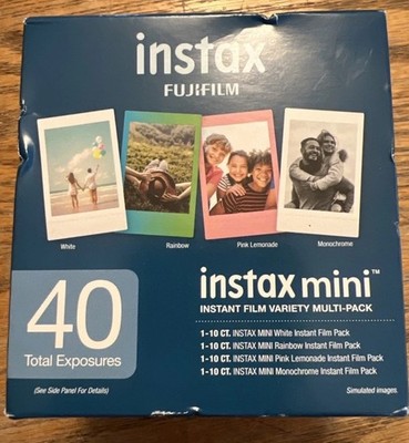 FUJIFILM INSTAX MINI VARIETY FILM PACK OF 40 BRAND NEW