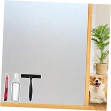 Frosted Glass Window Privacy Film 17.5 Inch x 78.74 Inch Frosted White