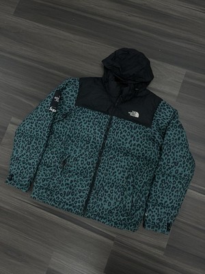 Supreme X The North Face Leopard Nuptse Jacket Size L | eBay