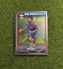 2024-25 Topps Chrome Basketball Ajay Mitchell #132 Rookie OKC Thunder