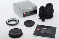 Leica M Adapter L. 18771. Black. Leica SL3, SL2s, Leica SL2, Leica SL3s BOXED
