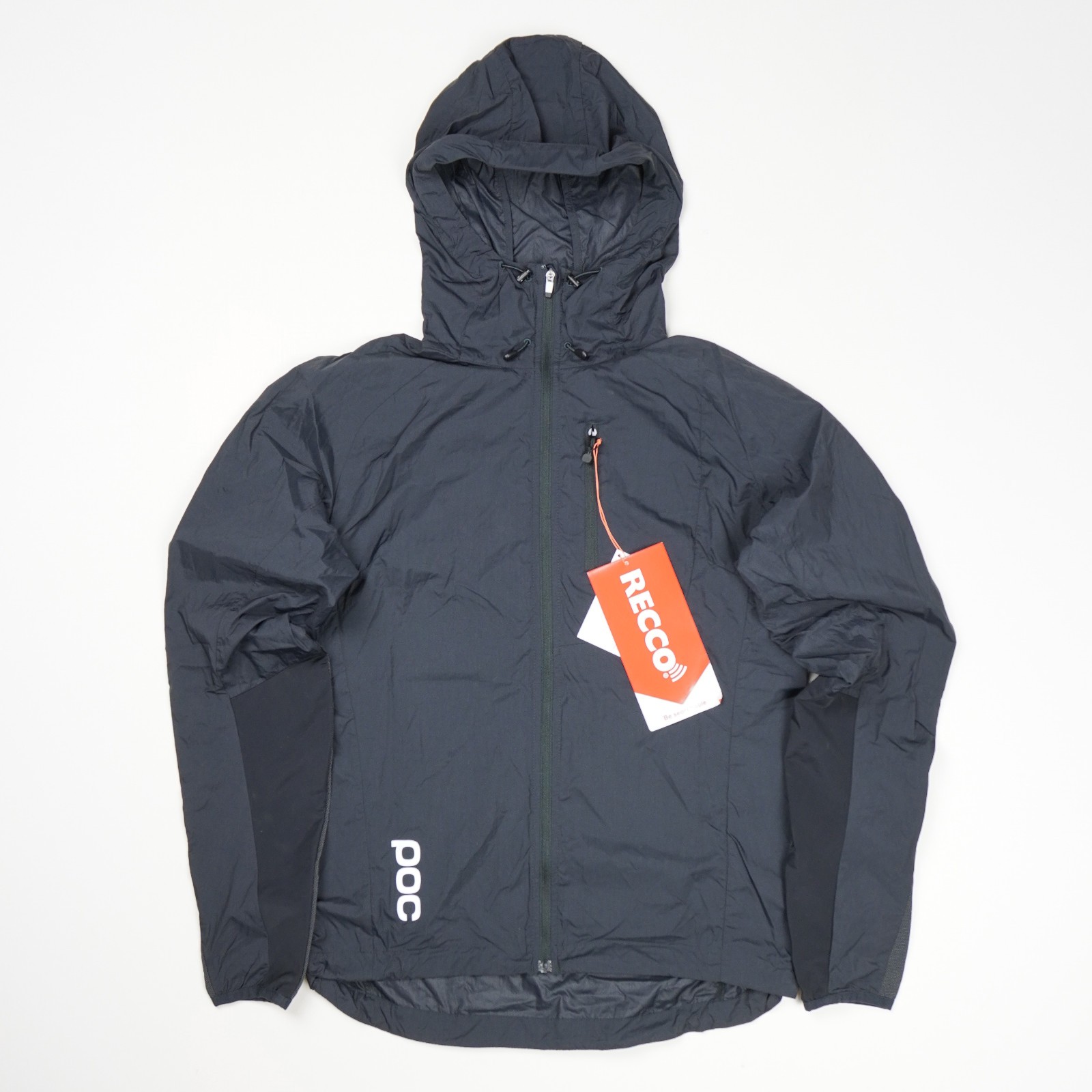 Chaqueta cortavientos POC Resistance Enduro S negra carbono para hombre