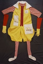 1970's Rare Vintage RONALD MCDONALD COSTUME 