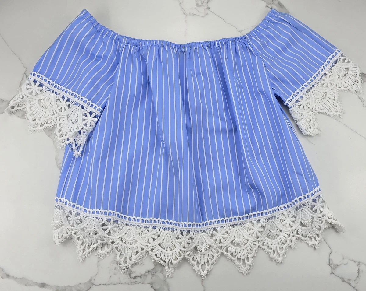 Lace Women's Off the Shoulder Tops for sale | eBay