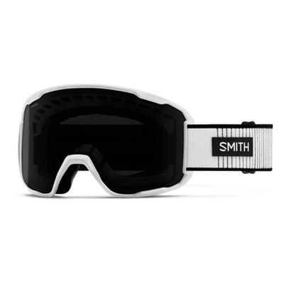 Smith Preview Low Bridge Fit Goggle 2026-White Fade Out w/ CP Sun Black