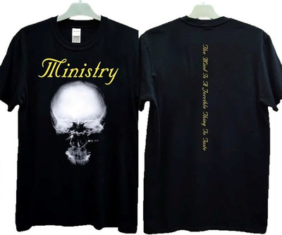 #ad 1989 Ministry The Mind Is A Terrible Thing To Taste T Shirt $26.96