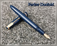 Vintage Parker Duofold Füllfederhalter 14K G...