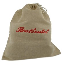Brotbeutel aus 100% Leinen - bakterienhemmend, schmutzabweisend