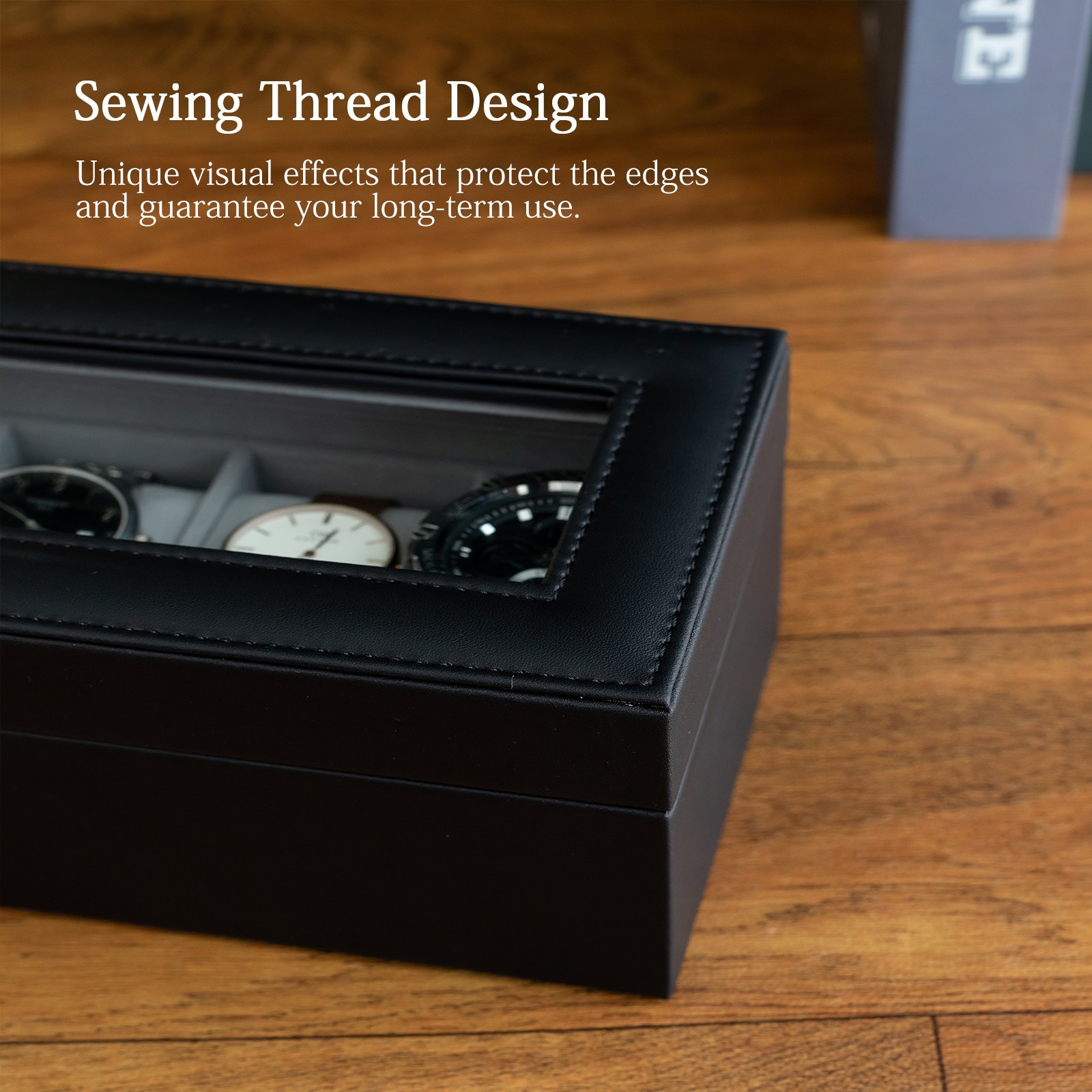 6/12 Slot Watch Organizer Box,Watch Display Storage Case,Christmas Gift for Men