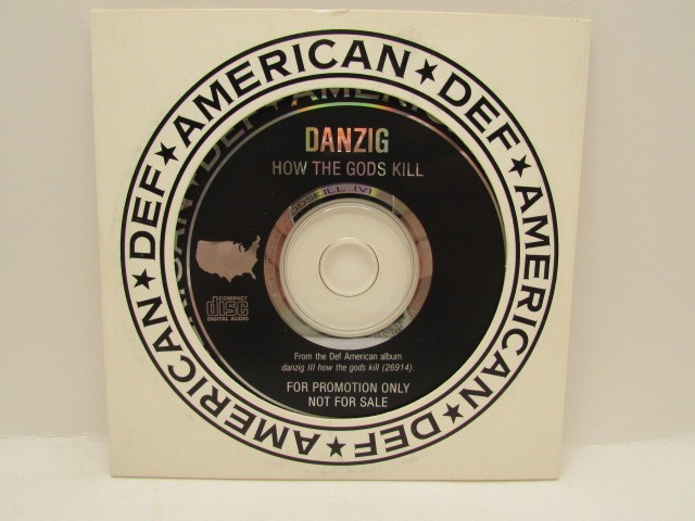 DANZIG How The Gods Kill PROMO 1992 CD Signed By Glenn Danzig Def American 