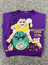 Vintage 1990s Dinosaurs TV Show Promo Quality Time Chopped Youth Sweatshirt