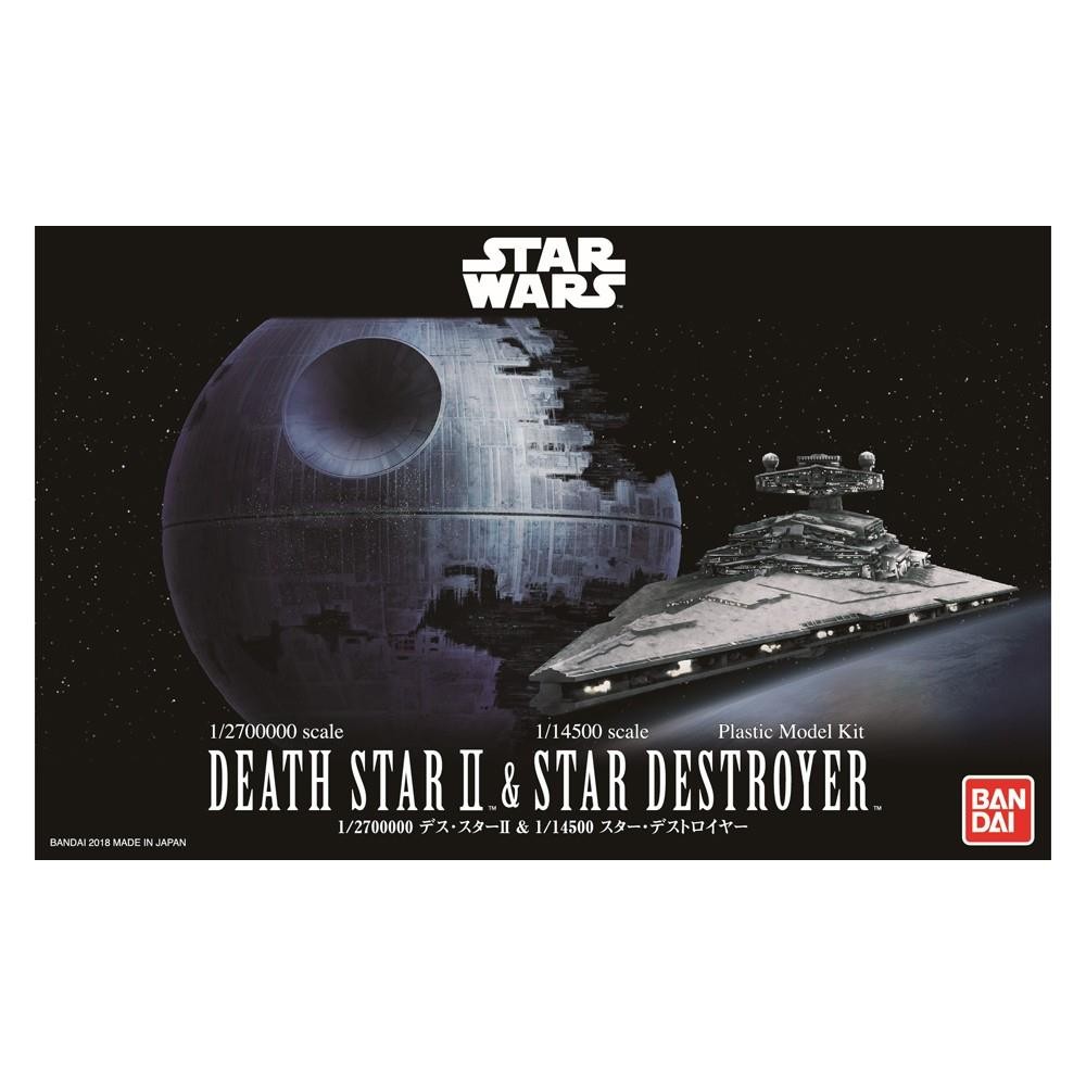 Revell Bandai 01207 Death Star Ii & Imperial Star Destroyer Plastic Model Kit - Image 13