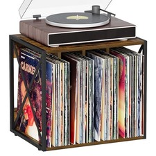 Vinyl Record Storage,Vinyl Record Holder Up 12.2"D x 16.14"W x 14.3"H X Style
