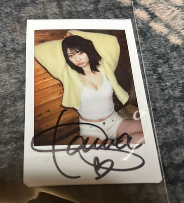Kanna Seto Auto Autographed Signed Cheki Photo Japan AV Idol JAV