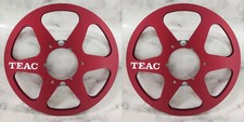 One Pair 10.5'' red TEAC Tape reel High Quality Aluminum Take Up Reel