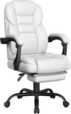 Poltrona Ufficio Ergonomica Con Poggiapiedi Sedia Da Ufficio in Finta Pelle Con 