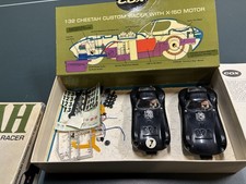 2 1:32 Custom Racer Slot Car - BLACK Cox Cheetah