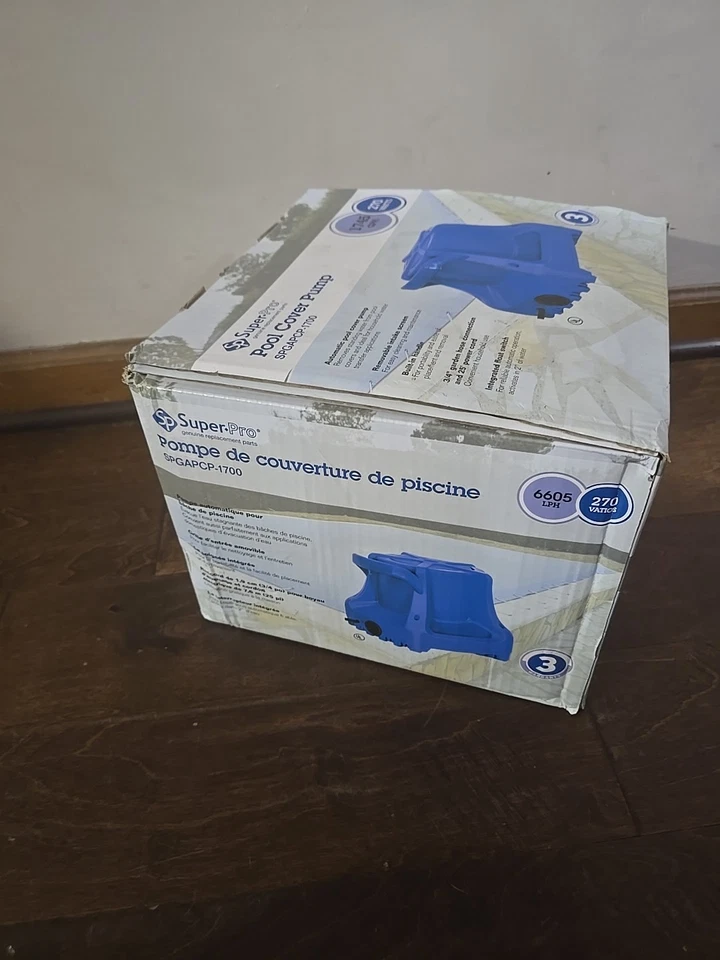 Super Pro SPGAPCP-1700 Automatic Swimming Pool Winter Cover Pump Powers - Image 4 of 4