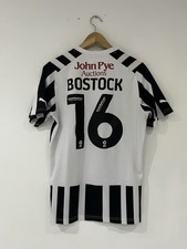 Notts County Home 2023/24 Football Shirt Medium #16 Bostock