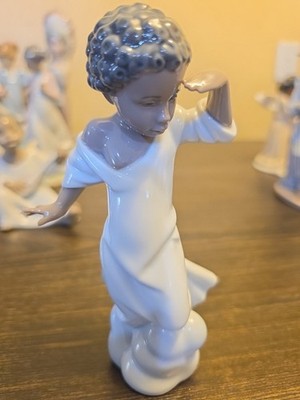 Lladro 6492 Black Legacy Your Special Angel Watching From Heaven Vintage 1997
