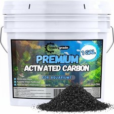 Premium Activated Carbon Granular Charcoal Filter Media 1 Gallon for Aquariums 