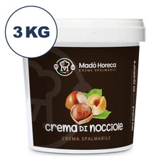 CREMA DI NOCCIOLE Crema Spalmabile 3 kg per Bar Pasticceria Cornetti Cioccolata