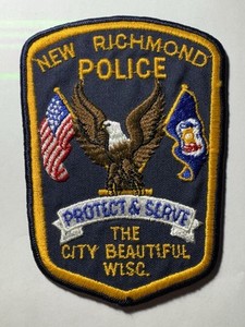 New Richmond Wisconsin Police Patch