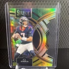 2023 Panini Select  Premier Level C.J. Stroud #183 Green & Yellow Prizm Die-Cut