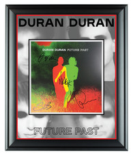 Duran Duran Signed Future Past Album Lp Cd Framed Display