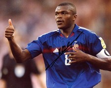 FRENCH FOOTBALLER Marcel Desailly autograph, IP signed photograph