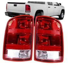 Tail Lights Compatible With 2007-2014 GMC Sierra Driver and Passenger Side