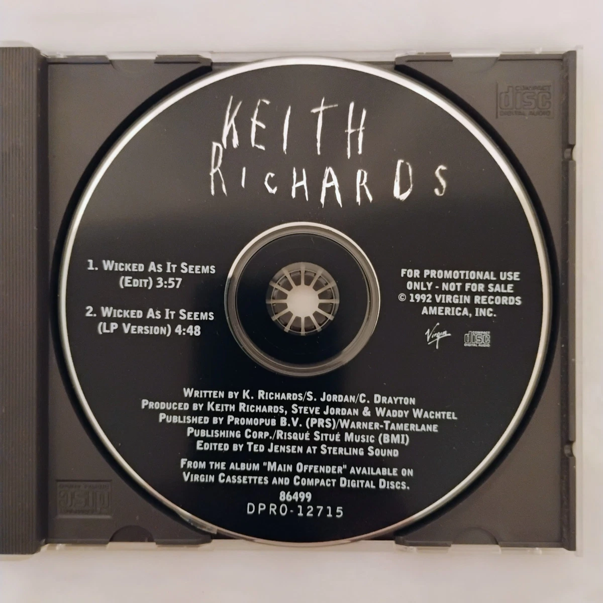 Single Keith Richards Music CDs for sale | eBay
