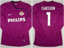 VINTAGE PSV Eindhoven Isaksson Goalkeeper 2008 2009 Nike Jersey Large Purple Kit