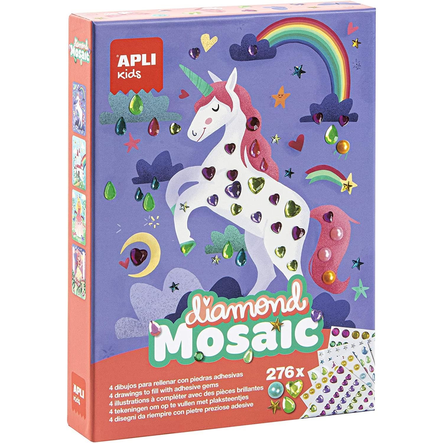 Mosaïque diamant Apli kit complet pour canaliser l'énergie des enfants