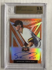 2020 Leaf Valiant Portrait Orange Spencer Torkelson Auto /75 BGS 9.5 Tigers