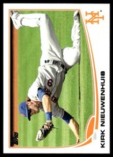 Kirk Nieuwenhuis 2013 Topps Mets #NYM15 Mets MLB READ FREE SHIPPING AutographDen