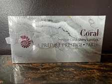 New La Predire Prestige Paris .07 oz "Coral" Shiny Lipstick $120 NIB