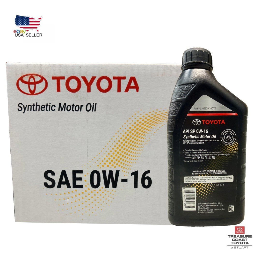 Genuine Toyota Lexus 0w16 Motor Oil 6 Quarts for sale online | eBay