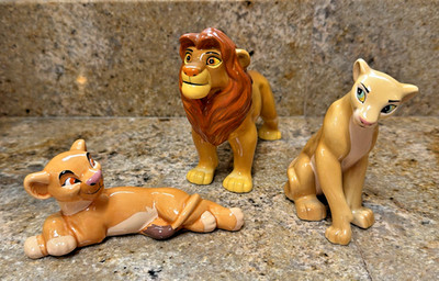 Lion King 2 Porcelain Figurines -Simba-Nala-Kiara