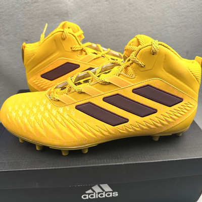 Adidas Nasty Fly 2E ASU Football Cleats Mens 12.5 GY5653 New In Box Red Gold