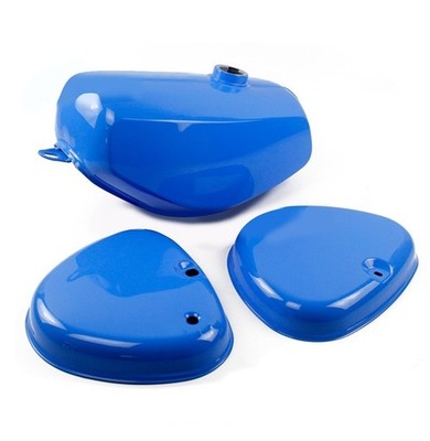 Tank / Benzintank für Simson S51 / S50 / S70 mit Seitendeckel blau gebraucht